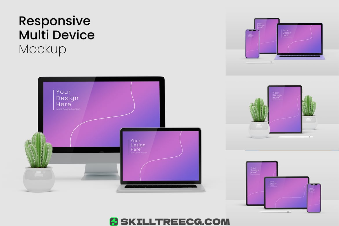 Responsive Multi Device Mockup（683031）-技能树